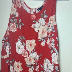 Torrid Size 4 Floral Peplum Tank